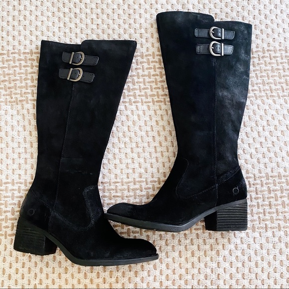bley suede buckle boot